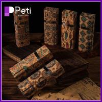 PETI JEWELLERY โทเท็มเผ่า กล่องใส่แว่นตา ป้องกันแรงดัน ปลอกหุ้มแข็ง เคสลายแว่นตา ของใหม่ ภาชนะป้องกันแว่นตา กล่องใส่แว่นกันแดด สำหรับผู้หญิง