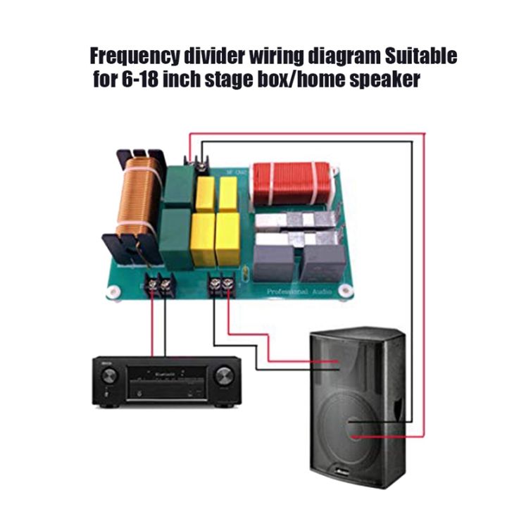 1-pcs-800w-tweeter-woofer-speaker-2-way-crossover-2800hz-pa-280-treble-bass-divider-crossover-crossover-for-6-18inch-stage-speaker