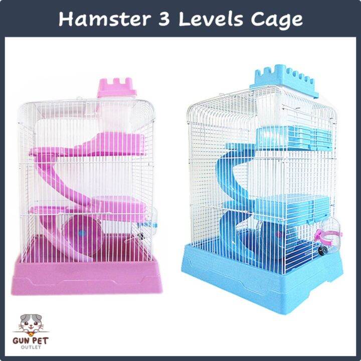 Photo inspiration: Gallery Detail: Gun Pet 3 Levels Hamster Cage Castle Full Set Condo