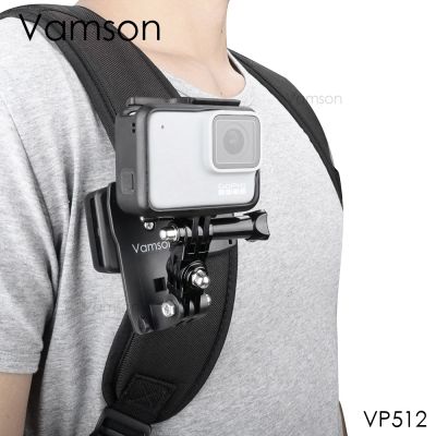 Vamson คลิปหมุนได้ 360 องศา อุปกรณ์เสริม สําหรับ Go Pro 10 9 8 GoPro Hero 9 8 7 6 5 4 3 yi 4K SJCAM SJ4000 VP512