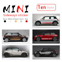 2Pcs Car Long Side Sticker For Mini Cooper R56 R57 R58 R50 R52 R53 R59 R61 Countryman R60 F60 F55 F56 F54 Tuning Car Accessories