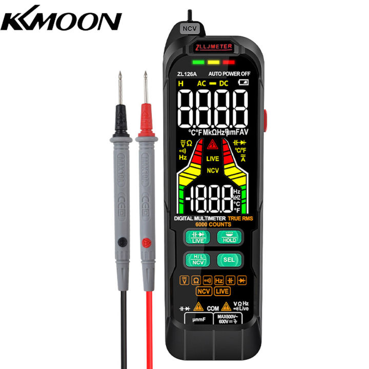 kkmoon-เครื่องตรวจจับอุณหภูมิแบบมัลติมิเตอร์-มัลติมิเตอร์แบบดิจิทัลเครื่องวัดระยะแบบมืออาชีพสลับกระแสกระแสตรงกระแสตรงกระแสตรงแบบมัลติมิเตอร์ที่แท้จริง