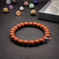 (พราว) .เรดแจสเปอร์ (RED JASPER) ขนาด 8 มม. หินของราศีเมษ และคนวันอังคาร ผ่านพิธีบรรจุพุทธคุณตามตำราโบราณเรียบร้อยแล้ว