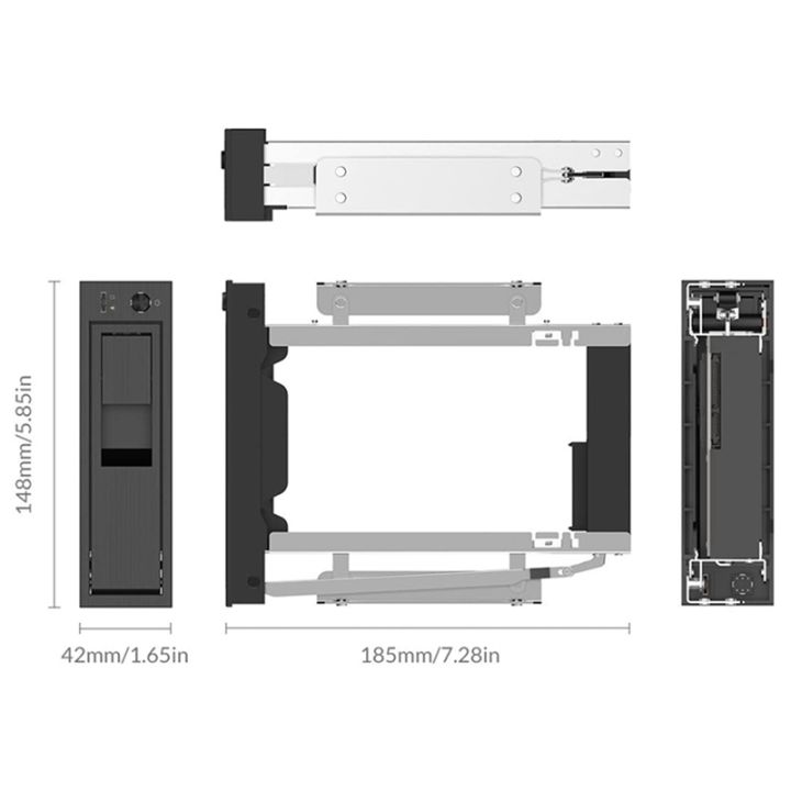 1106ss-3-5inch-trayless-hot-swap-mobile-rack-3-5-inch-internal-sata-hard-drive-ssd-adapter