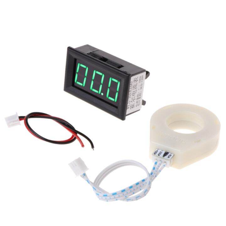 Mini Digital Voltmeter Ammeter with Hall Effect Sensor Amp Volt Current