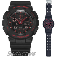 นาฬิกาข้อมือ GSHOCK GA-100BNR-1AER - IGNITE RED SERIES สินค้าเข้าใหม่