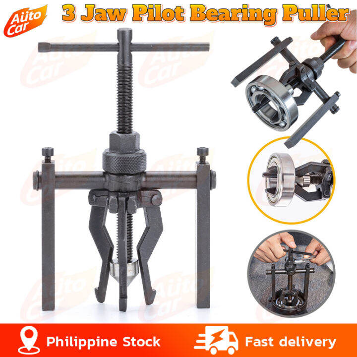 3 Jaw Pilot Inner Bearing Puller Bushing Gear Extractor Motorcycle 15 ...