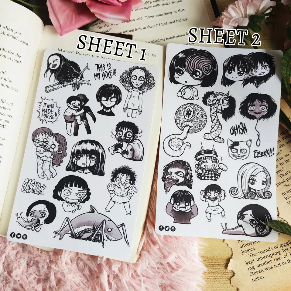 Junji Ito Movement Stickers