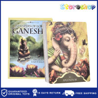 50ชิ้นการ์ดไพ่ทาโรต์สำหรับ Whispers Of Lord Ganesha เสี่ยงโชคการ์ดเกม