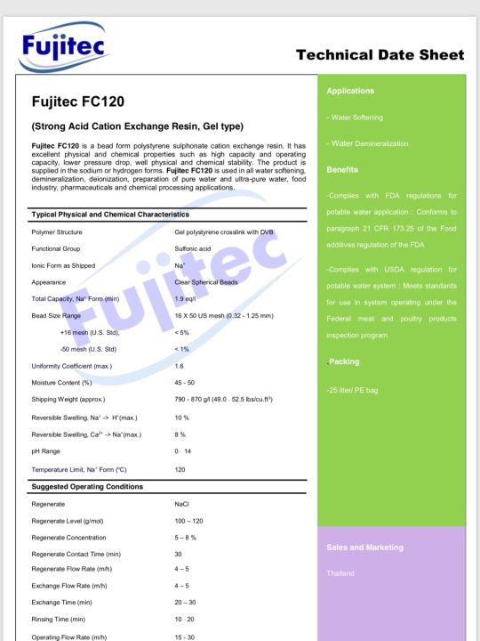 ส่งฟรี-สารกรองเรซิน-fujitec-fc120-จัดการปัญหาหินปูน-พร้อมทั้งปรับสภาพน้ำกระด้างให้อ่อนลง