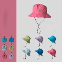 Japanese Rose Foldable Storage Quick-Drying Fisherman Hat Women Summer Outdoor Travel Shading Sun Climbing Packable Bucket Hat