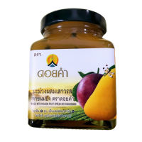 ดอยคำ แยมมะม่วงผสมเสาวรส แยมทาขนมปัง แยมผลไม้ หวานน้อย Low Sugar 220 กรัม Mango with Passion Fruit Spread Doi Kham