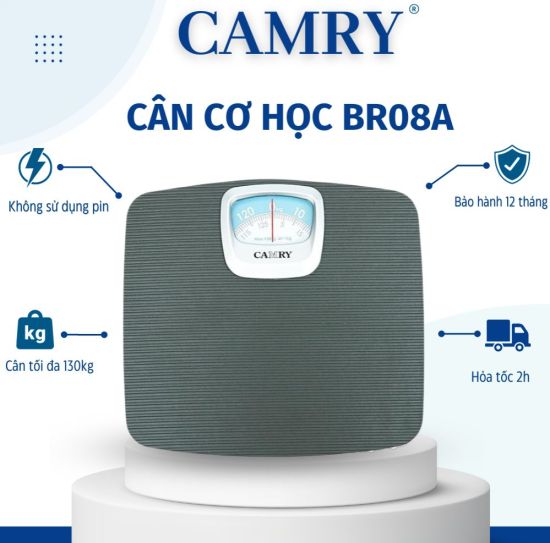 Cân sức khỏe cân gia đình camry br202010a cao cấp hoạt động cơ học - ảnh sản phẩm 1