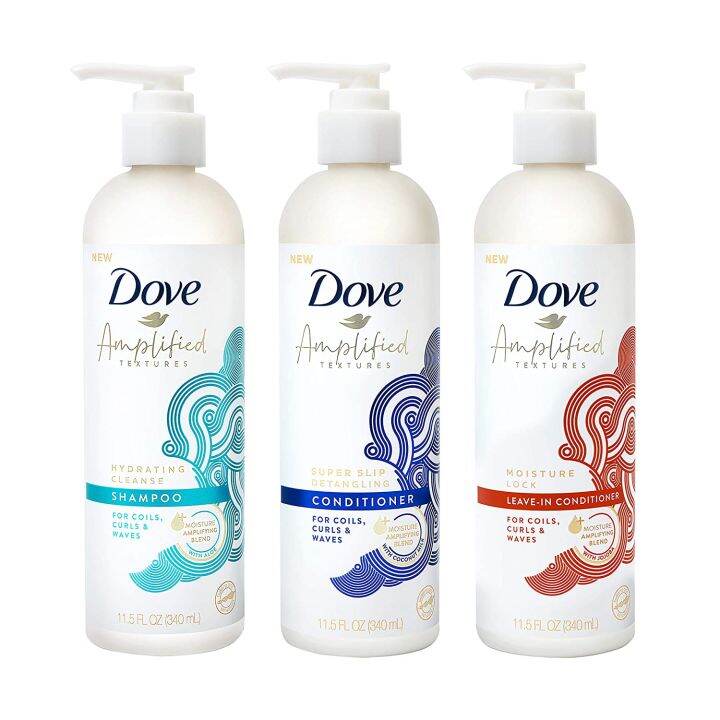 Dove Amplified Textures Hydrating Cleanse With Moisture Amplifying Blend Shampoo