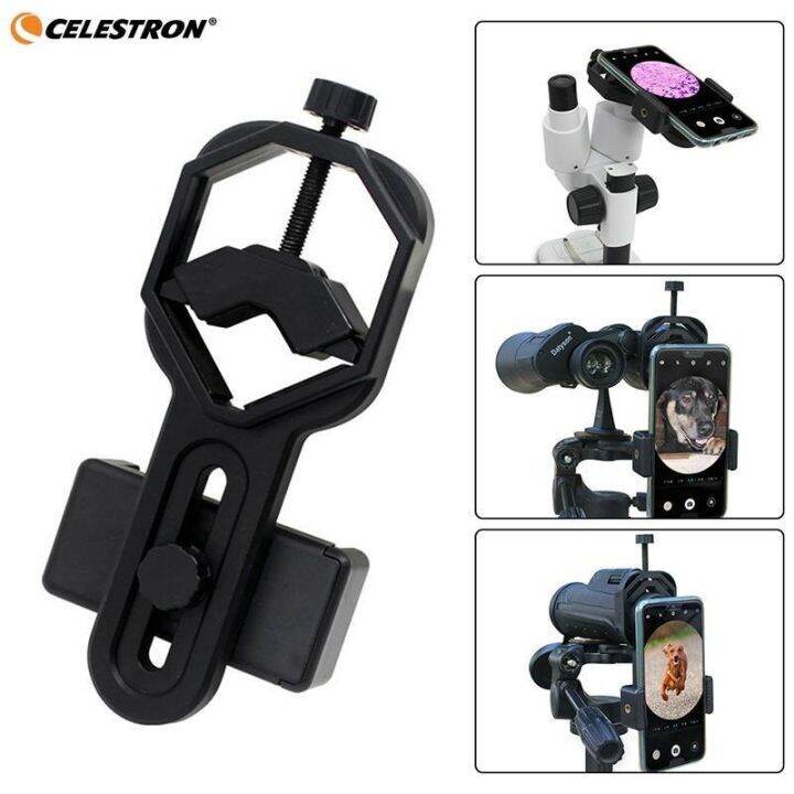 Universal Plastic Telescope Smart Phone Adapter Mount For Binocular