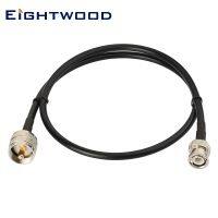 Eightwood BNC Male to UHF PL-259 Male RG58 Cable 1 Meter 3 Feet for CB Radio Ham Radio Amateur Radio Transceiver FM Transmitter