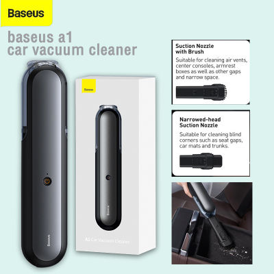 Baseus A1 car vacuum cleaner  เครื่องดูดฝุ่นในรถแบบพกพา ชาร์จแบตได้ เครื่องดูดฝุ่นแบต2000mAh