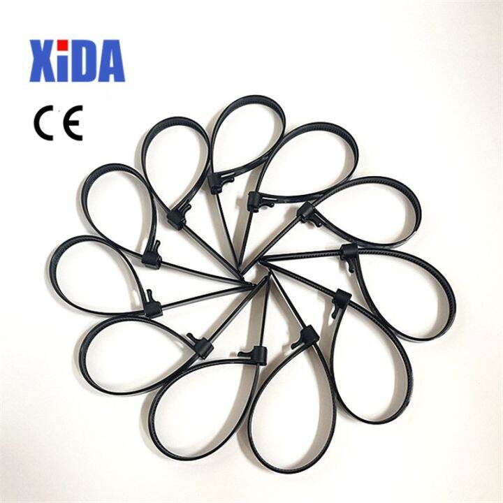 black-releasable-nylon-cable-ties-may-loose-slipknot-tie-reusable-packaging-plastic-zip-tie-wrap-strap-8x150-200-250-300-400-450