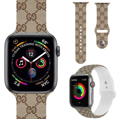 Luxury Apple Watch Bands For Apple Watch 45 38 40 41 42 44 49mm Silicon Strap iWatch Series Ultra 8 SE 7 6 5 4 3