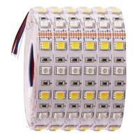 【✆New✆】 na07037036036666 Dc12v แสงแถบไฟ Led 24V Rgbct Smd 5050 Rgbw Rgbww Rgb Wwa เทปเสื้อคลุมลายทางแถบไฟ Led ยืดหยุ่นตกแต่ง5M