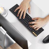 ProtoArc XK21 2.4G Wireless Left-Handed Keyboard Bluetooth Key board Ultra-Thin Rechargeable Keyboards with Three Multi-Devices Basic Keyboards