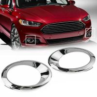 Cocok Untuk 2013 - 2016 FORD FUSION Lampu Kabut Hias Cincin BEZEL RH &amp; LH Bagian Eksterior Krom Samping Sakori Dekorasi Mobil