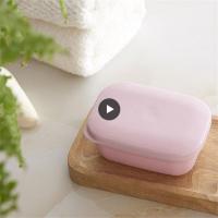 Waterproof Soap Box Handmade Portable Soap Storage Rack Bathroom Accessories Square Bag Soap Dish Travel Drain Soap Box 2023 Soap Dishes