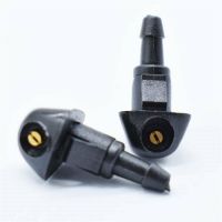 2Pcs Front Windshield Wiper Water Spray Jet For Honda Civic Fit Jazz CR V Accord Prelude Shuttle 76810 SEA A01 Washer Nozzles