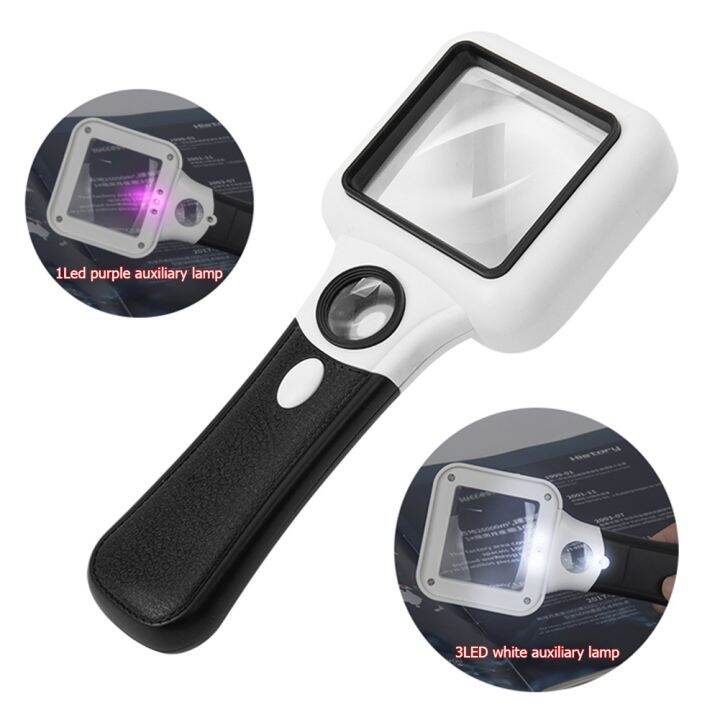 5x-45x-illuminated-magnifier-with-3led-uv-lamp-reading-magnification-loupe-glass-jewelry-banknote-inspection-handheld-tool