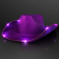 Lady Holiday Party Composite Men Shaped Hat Cowboy Hat Halloween Colorful Lamp