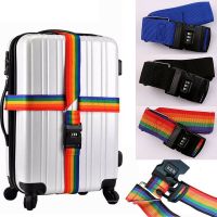 【CW】 Adjustable 420cm 13.78ft Luggage Accessories Packing Suitcase 3 Digits Password Lock Buckle