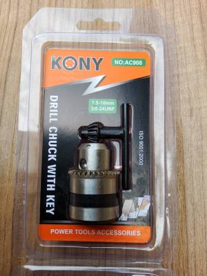 KONY หัวสว่านรูเกลียว ขนาด 1.5-10mm 3/8 - 24 UNF สินค้าพร้อมส่ง