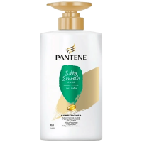 LeeMart ครีมนวดผม แพนทีน Pantene 380ML ครีมบำรุงผม แพนทิน ครีมนวด ทรีตเม้นท์ Pantine ขวดปั๊ม สีเขียว สมูทซิลกี้ ขนาด 380 มล.