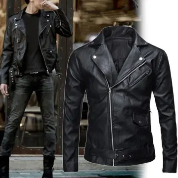 Leather-Jacket-Slim-Fit-Biker-Small-Prince-Collar