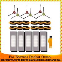 เครื่องดูดฝุ่นหลักแปรงหลักแปรงด้านข้าง HEPA กรองแปรงหลักสำหรับ Ecovacs Deebot OZMO 920 950 T5 T8 T9ชุดหุ่นยนต์