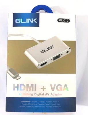 GLINK HDMI+VGA LIGHTNING DIGITAL AV ADAPTER GL-010