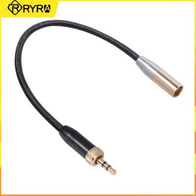 【CW】❏  RYRA Thread Audio Cable 3.5mm Metric to Xlr mini microphone/Canon cameras 0.3m