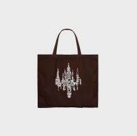 Chandelier Black Faded Tote Bag