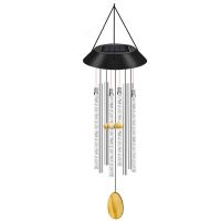 Wind Chimes Solar Powered Induction Glowing Wind Chime