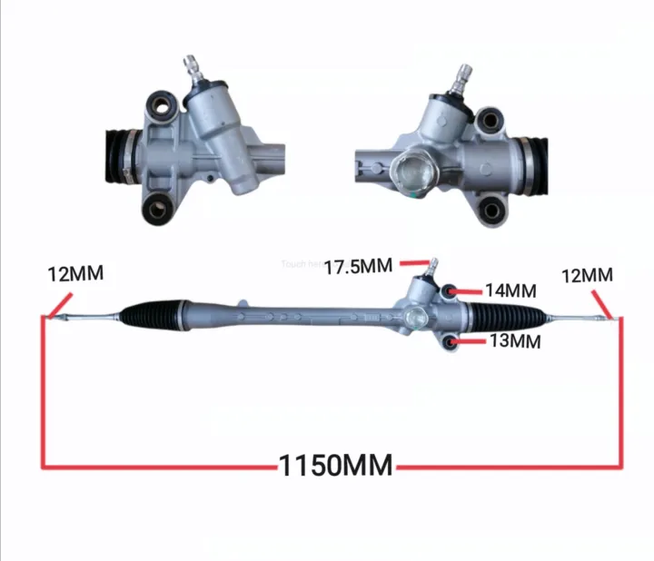 STEERING RACK ASSEMBLY Replacement part no ( 45510BZ130 ) TOYOTA