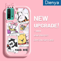 เคส Dienya สำหรับ Xiaomi Redmi 9T Redmi 9พาวเวอร์เคสลายการ์ตูนเมาส์มิกกี้น่ารักนิ่มรูปแบบนิ่มสุดน่ารักกันกระแทกแบบใสมีสีสันปลอกป้องกันกล้องสุดสร้างสรรค์