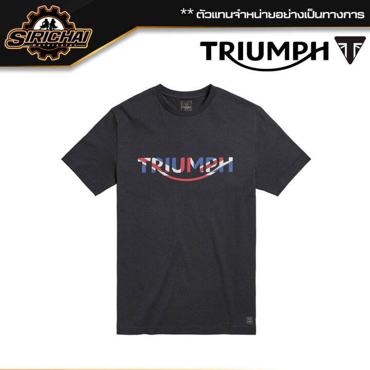 เสื้อยืด-triumph-mtss20021-ของแท้-100-แนะนำลด-1-ไซส์จากปกติ-ไซส์ยุโรปคับ