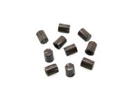 KAISH 10 Guitar Amp Effect Pedal Knobs 1/4" Davies 1900H Style Knob w/ Set Screw Brown