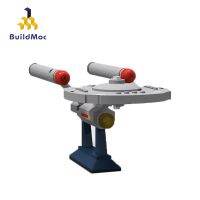 Buildmoc 12916 Star Treks-Series ของเล่นยานอวกาศ NCC-1701องค์กร D ปิดล้อมชุดรันเนอร์การศึกษาบล็อกตัวต่อของขวัญเด็ก