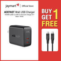 ACEFAST PD40W(USB-C+USB-C) dual port charger (US) A11 (ของแท้) By Jaymart ของแถม