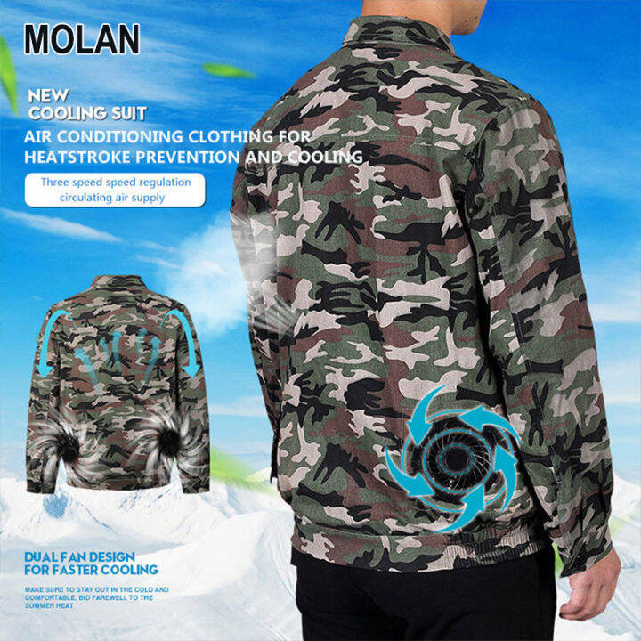 MOLAN Air conditioner jacket 20000mAh battery blower jacket running 8