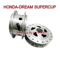 ดุมกลึงด้าน งานเจาะ SLOT ไล่เบา หน้า+หลัง ดรัมเบรค สำหรับ HONDA-DREAM SUPERCUP=W110i=W100=125 รุ่นดรัมเบรค