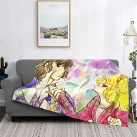 Candy Candy Anime Grandchester Blanket Coral Fleece Plush Kawaii Cute Girl Soft Throw Blanket for Sofa Office Bedding Throws