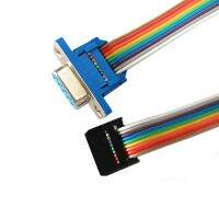 【YF】 IPC ATM ATX Main Board IDC to FC10P 2.54 Serial Extender Flat Cable