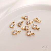 จี้เครื่องประดับเพทายขนาดเล็ก 3 A 14k